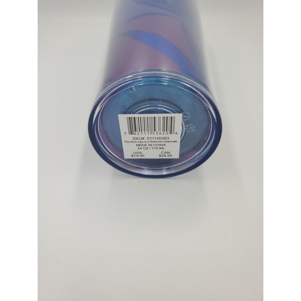 Starbucks 2023 Gradient Purple Blue Iris  Cup Tumbler 24oz Target Exclusive NEW - Picture 5 of 7